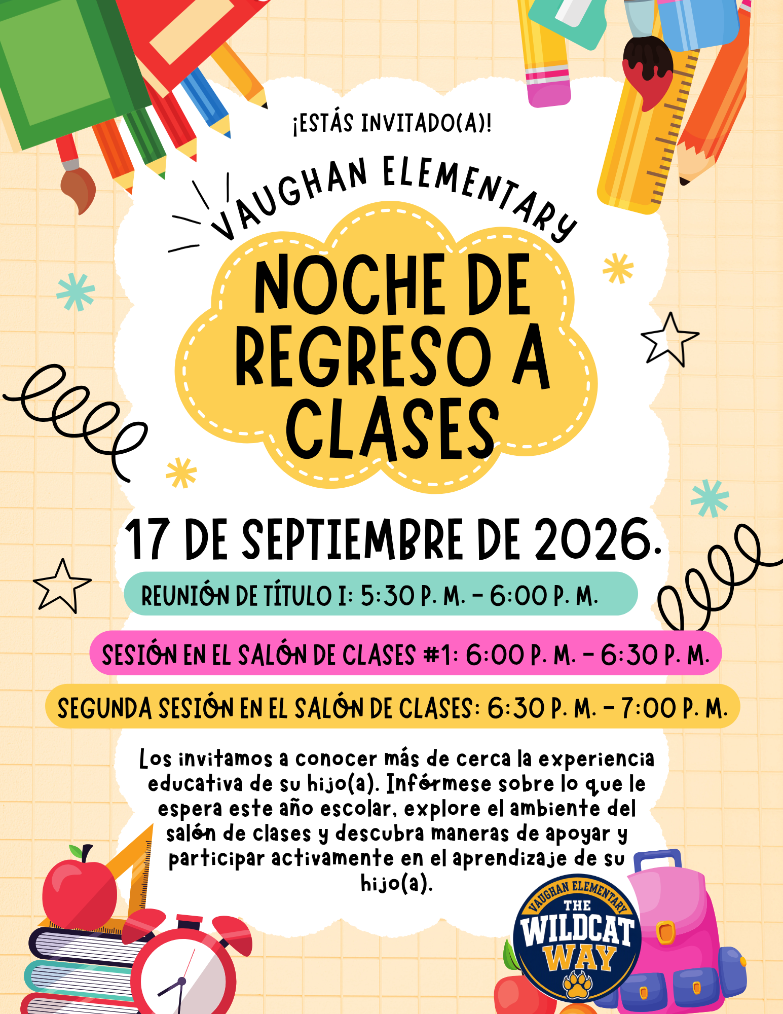Back to School Night
